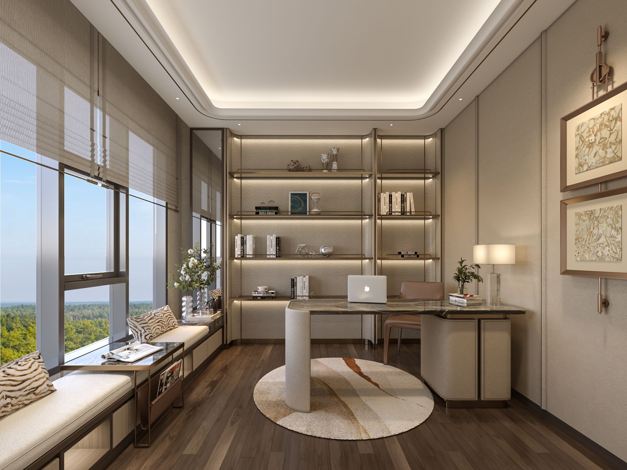 Bán căn hộ 2 phòng ngủ Đông Tứ Trạch diện tích 67.46m2 view sân thể thao The Parkland